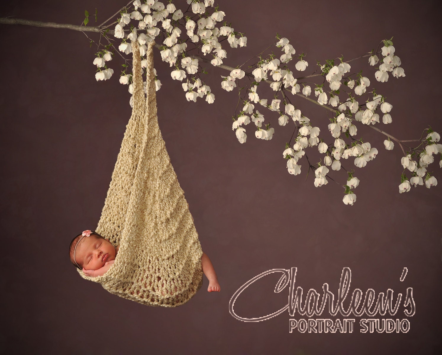 Baby hammock, great photography prop Ready to ship today