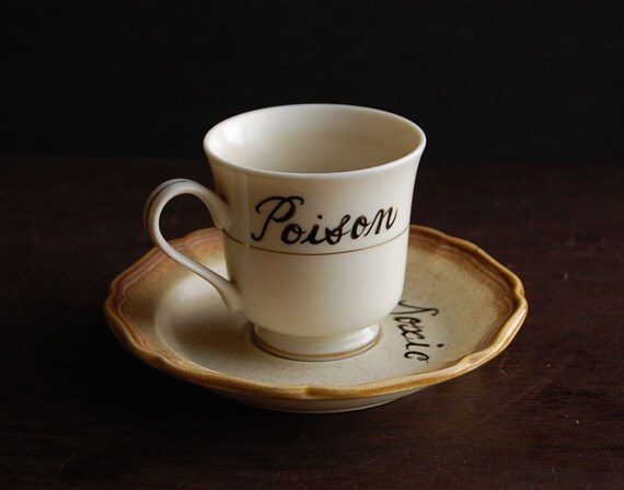 Poison and Toxic Teacup and Saucer