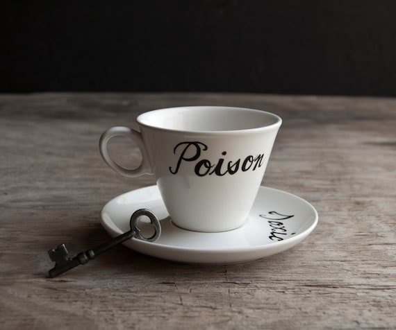 Poison and Toxic Teacup and Saucer