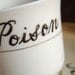 Poison and Toxic Teacup and Saucer