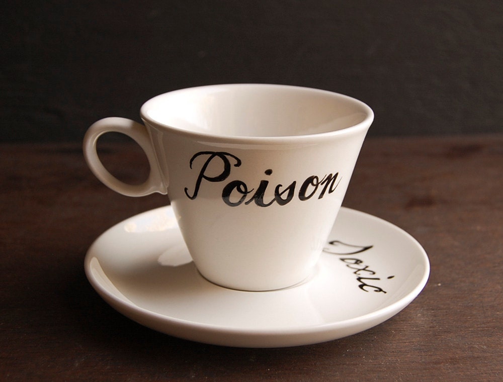 Poison and Toxic Teacup and Saucer