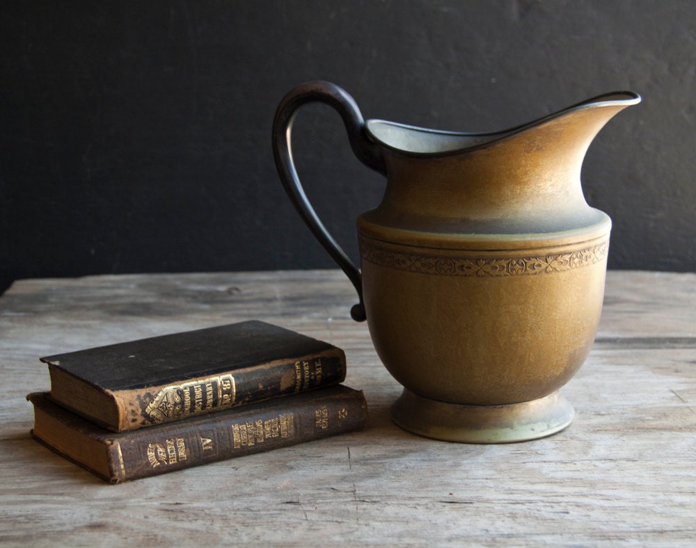 Rustic Victorian Pitcher Vase
