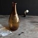 Amber Glass Gold Victorian Baroque Vase