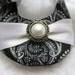 PEARLS, Black and White Paisley Print with Pearl Accent Baby Shoes FREE Personalization Available, personalized baby girl shoes