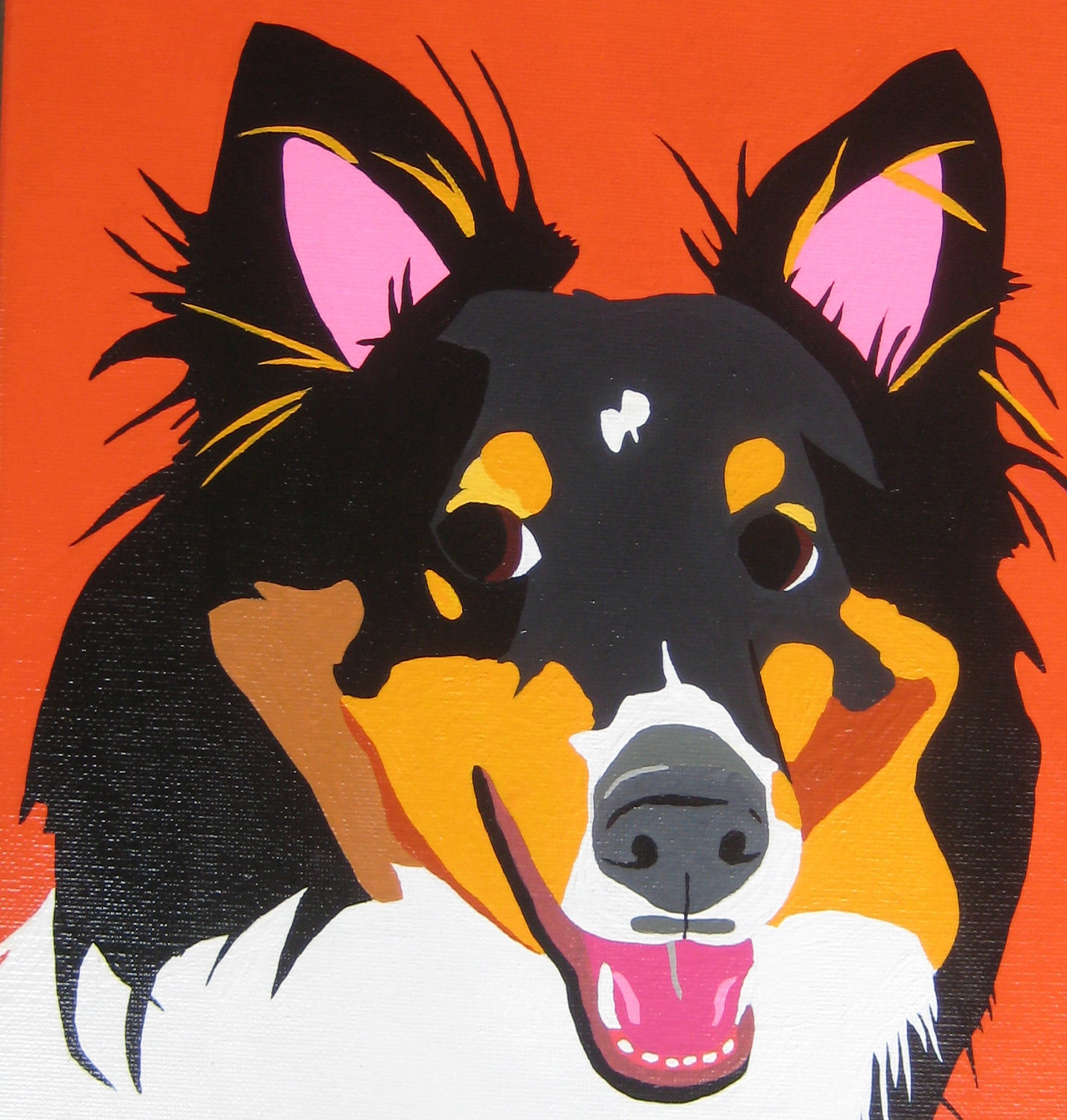 11 x 14 Custom "Dog Pawps" Pet Painting