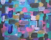 Dramatic Peacock 8x10 Abstract