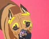 12 x 12 Custom Dog Pawps Painting