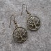 Tree of life earrings, yoga jewelry, free shipping