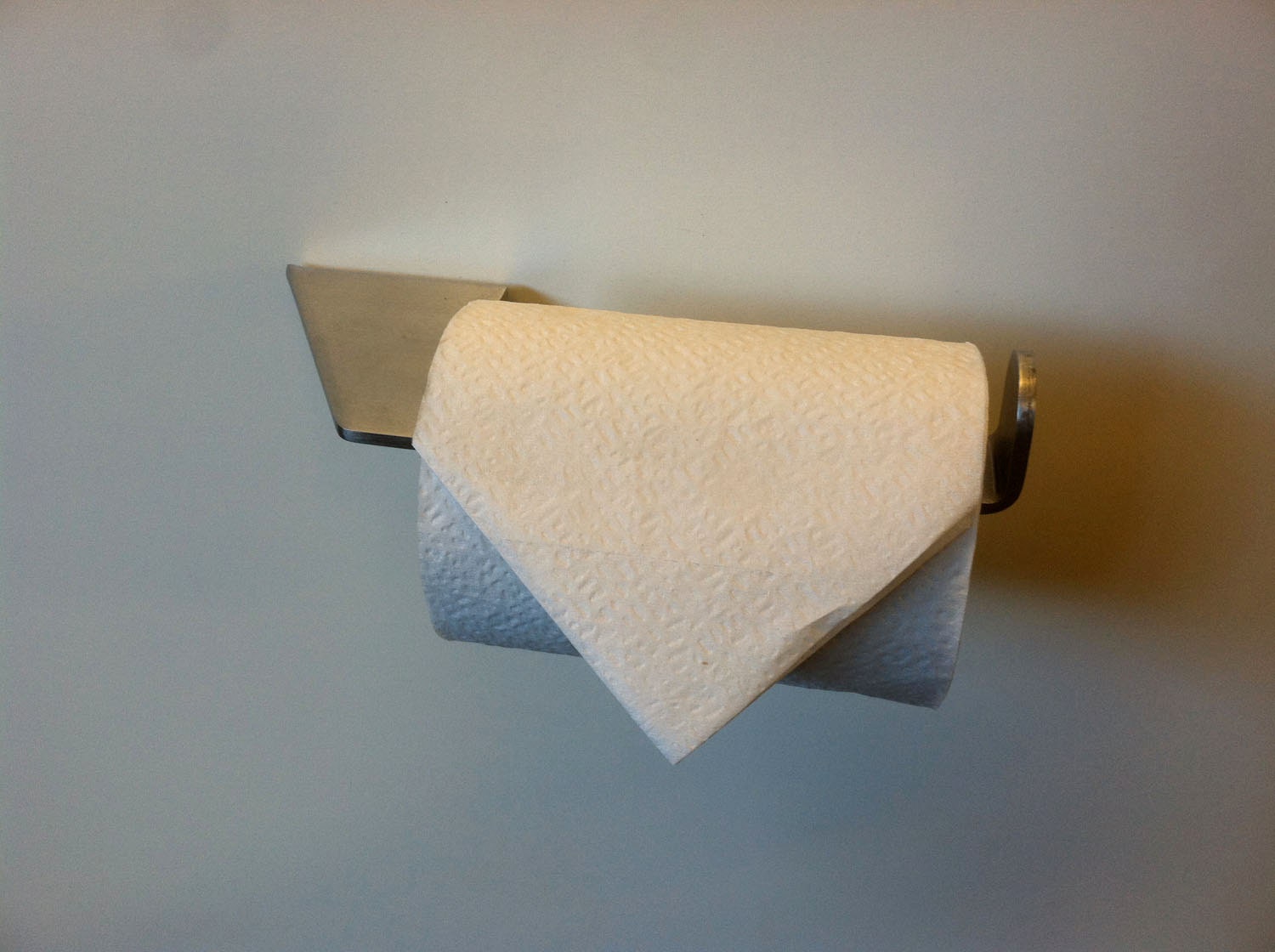 The Holy Roller - minimalist stainless steel toilet paper holder