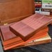 Neon Orange Vintage Wooden Jewelry Box UniSeX