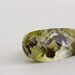 Pacific Northwest lichen and moss asymmetrical multifaceted eco resin ring