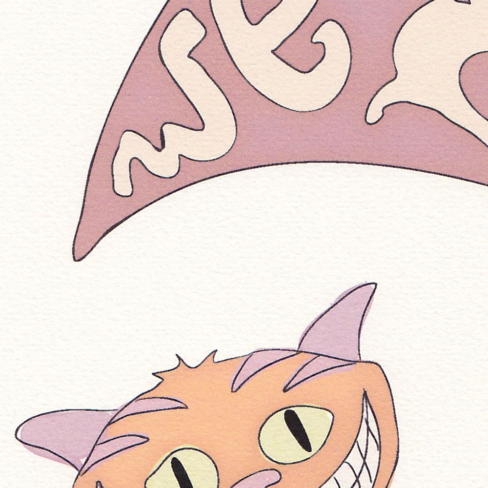 Print - We're all Mad here - Cheshire Cat, Alice in Wonderland