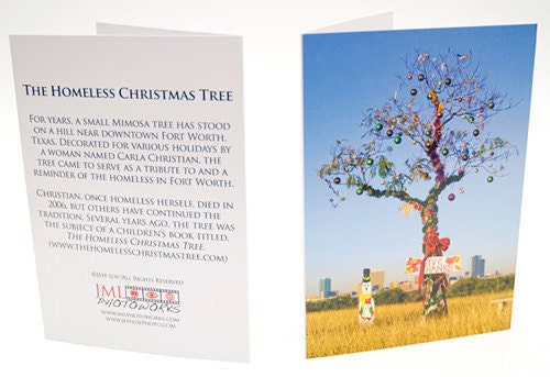 Homeless Christmas Tree Cards