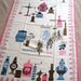 Pat Prichard spices. Adorable vtg kitchen or tea towel. Excellent condition.