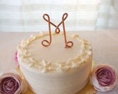 Custom Monogram Wedding Cake Topper, Rustic, Farmhouse, Shabby Chic, Woodland, Romantic