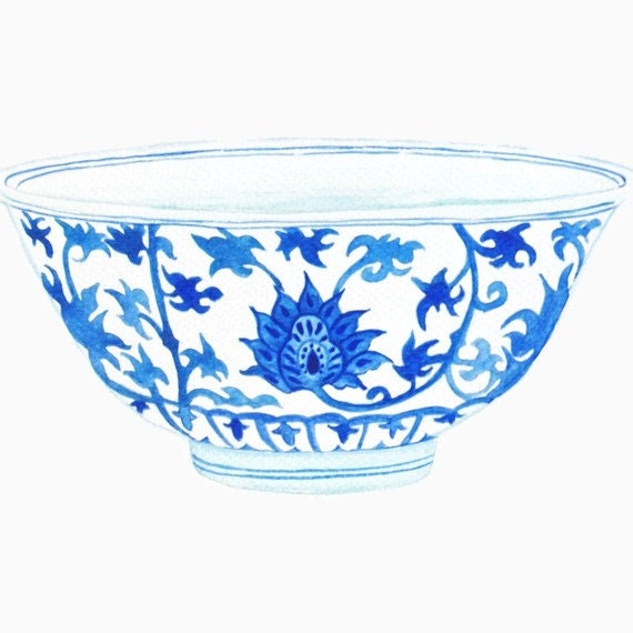 Dynasty in Ming 20" x 28" as seen in Martha Stewart Living April Edition