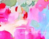 Abstract watercolor 'Equinox Rising' 11x14 NEW print