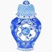Ginger Jar in Cobalt Print