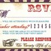 Vintage Western Wedding Invitation Set / Vaudeville / Parchment