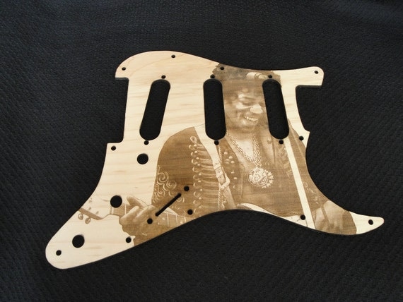 Items similar to Custom Strat wood pickguard on Etsy