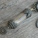 Memento Mori, Bottle Necklace, Vial Necklace, Charm Necklace, Found Objects, Steampunk, Amethyst, Turquoise,