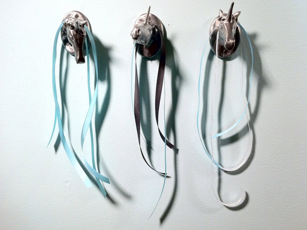 unicorn coat hook / set of 3