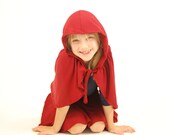 Little Red Riding Hood -  Costume - Dress Up Cape - Eco Friendly - Organic Clothing - Fairy Tale