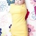 Swaddling Baby Blanket - Newborn in Organic Cotton Blends - Set of Two - Eco Friendly