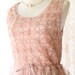 Sale Last Piece - Marie - Mid Maxi Dress Sweet Pastel Pink Nude Toned Lacy Top Sweet Glamorous Gorgeous Everyday Every Season Dress