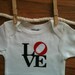 LOVE, Valentines Baby Onesie, VDay baby clothes, Baby Boy clothes, Baby girl clothes, Love, Valentine's Day, Baby, Heart
