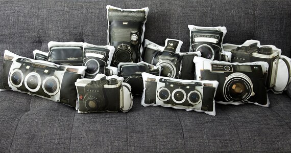 Vintage Tessar Canvas Printed Photo Pillow