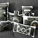 Vintage Ansco Camera Canvas Printed Pillow