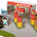 PAPER TOY gas station