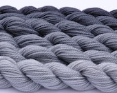 Cool Grayscale Gradated Yarn Set