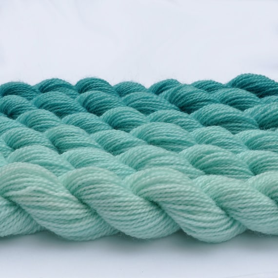 Beach Glass Gradated Yarn Set by colorshiftyarn on Etsy