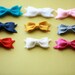 Chic Felt Bow Hair Clips 2.5 Inches- CHOOSE 4 Clips- In Top Nine Colors
