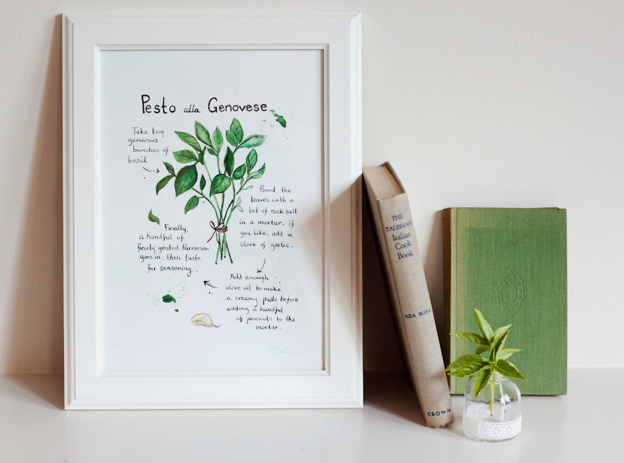 Pesto alla Genovese Ilustrated Recipe