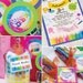Art Party Rainbow Party Amy Atlas Featured - PRINTABLE WELCOME Door SIGN -Cutie Putti Paperie