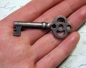 2 pcs. Vintage Inspired Copper Finish Skeleton Key,Victorian, Steampunk, altered art, scrapbooking, jewelry making