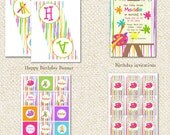 Art Painting Party DIY Printable Personalized Birthday Party Package Party Pack