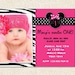 Minnie Mouse Birthday Invitations