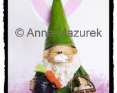 Easter Bunny Gnome - Humor Photo Greeting Cards - Easter Basket Gift (Set of 2)