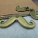 5pcs 18x44mm Antique Bronze Lovely Mustache Charm Pendant Connector Link c2183