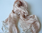 Handwoven Ida Scarf   - Pink --