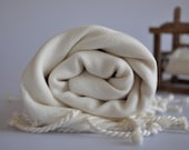 Handwoven Turkish BaTh ToWel -  Bamboo Peshtemal - Anti Bacterial - PuRe SoFt - Ivory