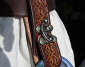 Mug Frog Light Brown, Mug Strap, Tankard Strap, Latch Closure
