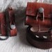 Medieval Reenactment Celtic Circle Package, Pouch, Leather Belt, Skirt Chasers, and Mug Strap