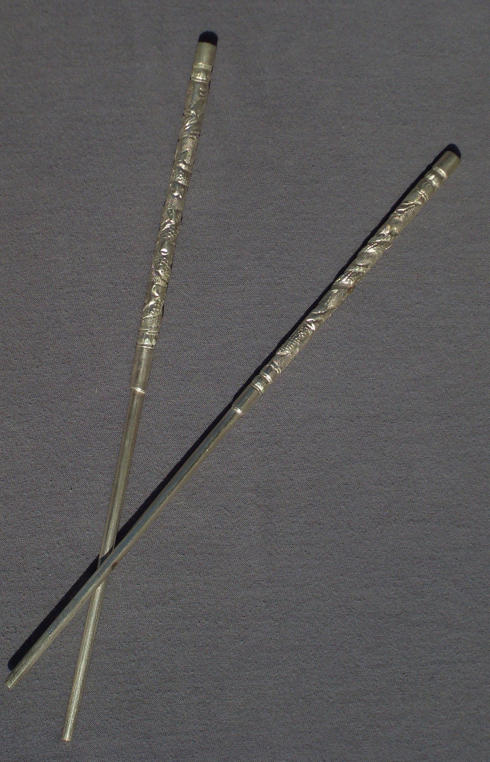 Antique Silver Handmade Chopsticks