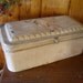 SaLe Shabby Old Antique 1920's TIN Breadbox Rustic Kitchen Collectible