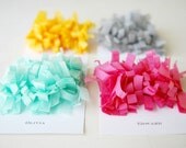 Fringe Place Card Collection (Custom, set of eight)